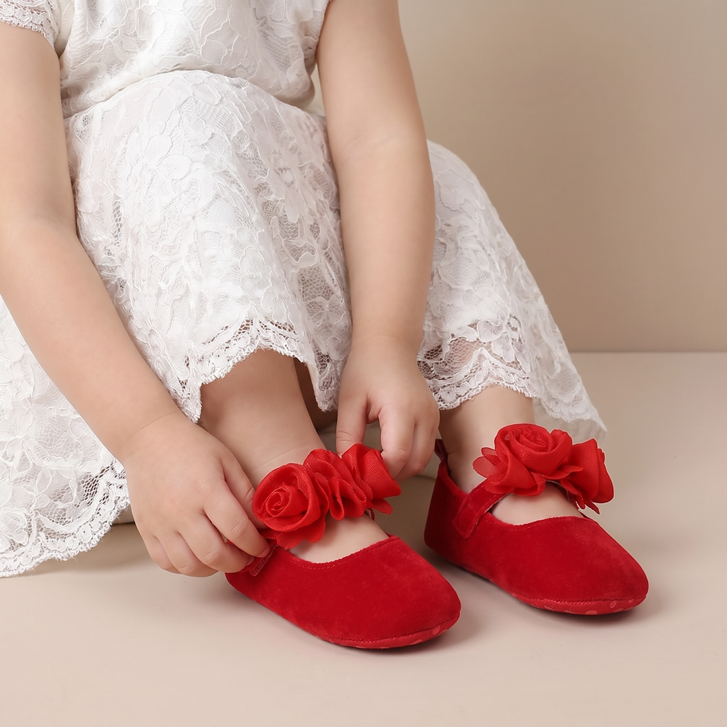 Rose Flower Mary Jane Shoes