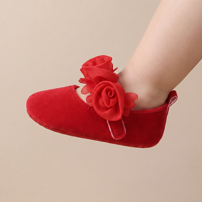 Rose Flower Mary Jane Shoes