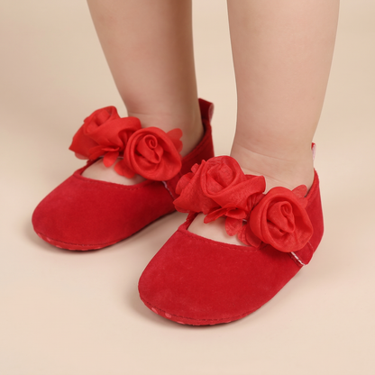 Rose Flower Mary Jane Shoes