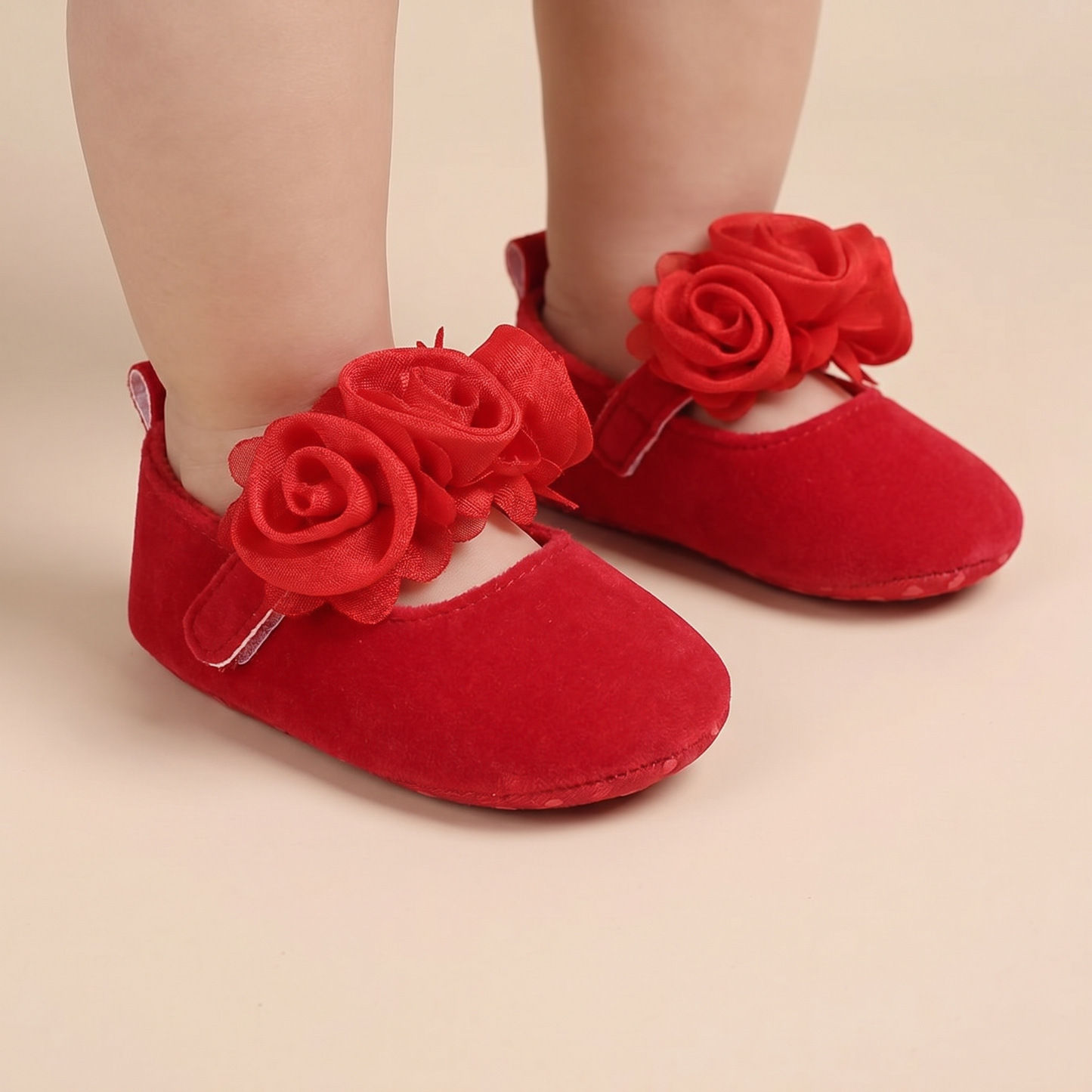 Rose Flower Mary Jane Shoes