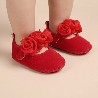 Rose Flower Mary Jane Shoes