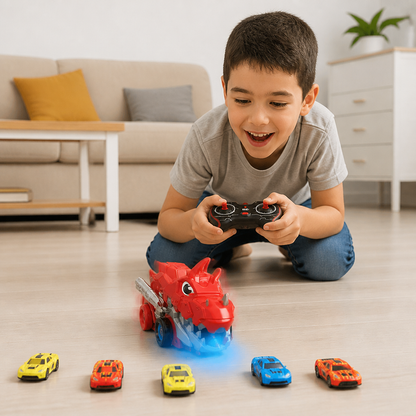 Remote Control Dino Car Chomper Truck