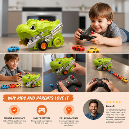 Remote Control Dino Car Chomper Truck