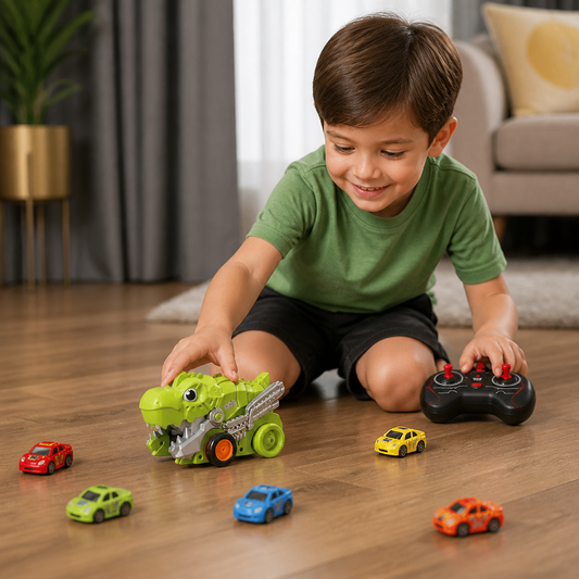 Remote Control Dino Car Chomper Truck