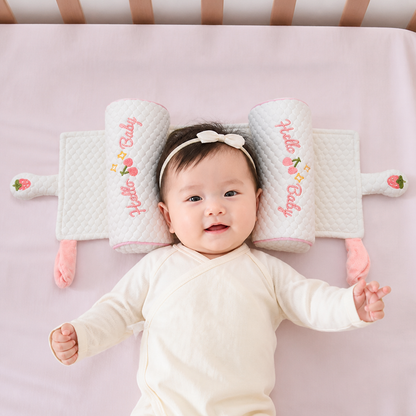 Adjustable Baby Head Shaping Pillow with Millet Filling