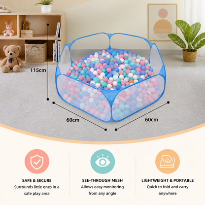 Portable Pop-Up Baby Playpen Tent for Toddlers