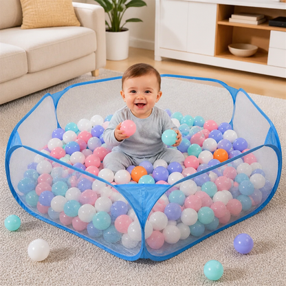 Portable Pop-Up Baby Playpen Tent for Toddlers