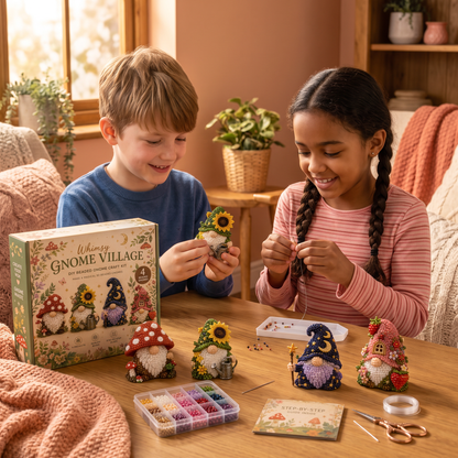 3D Beaded Animal Craft Kit – DIY Mini Bead Art Set for Beginners