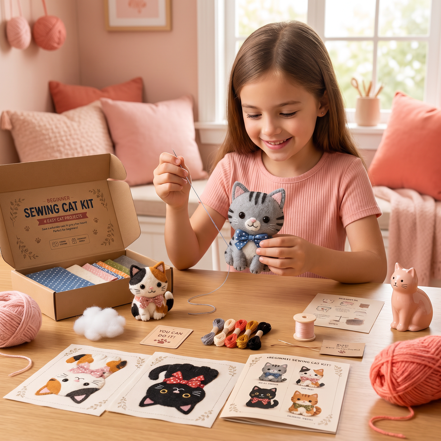 DIY Plush Sewing Kit – Make Your Own Cute Character