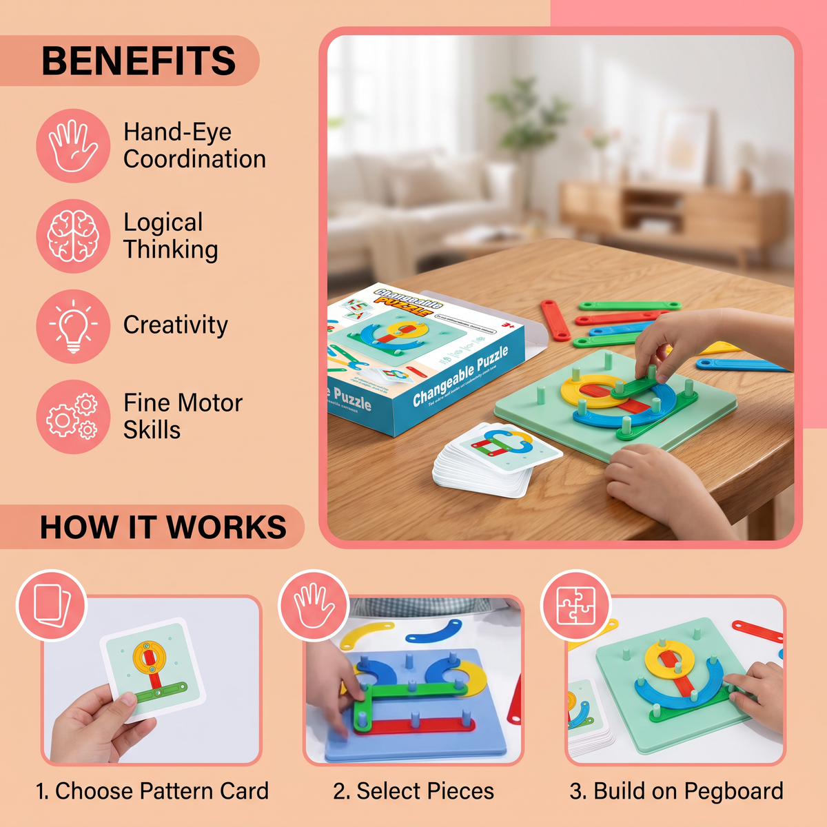 Educational Magnetic Letter & Number Building Set
