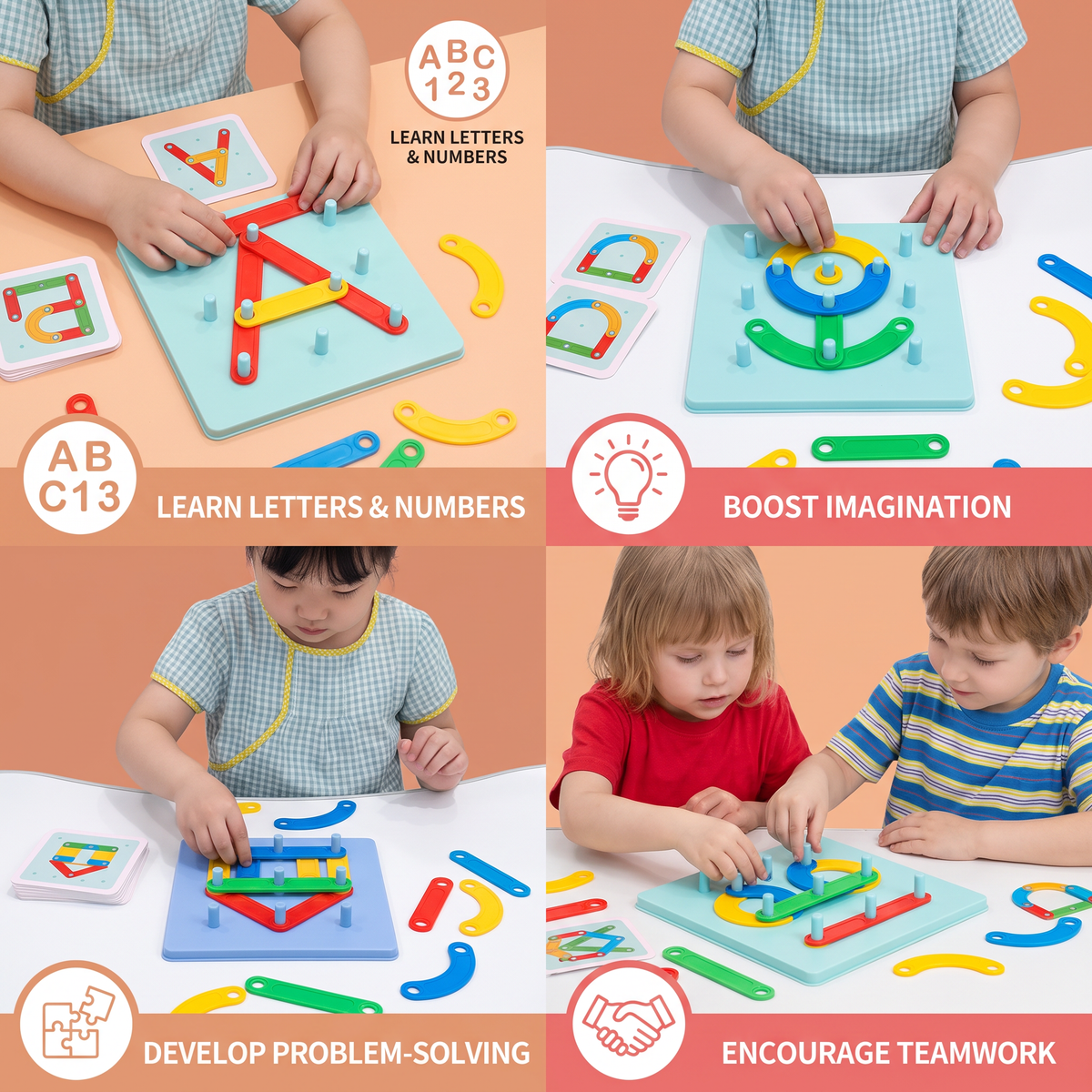 Educational Magnetic Letter & Number Building Set