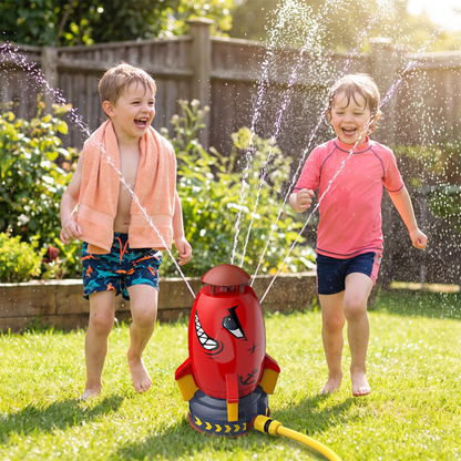 Flying Rocket Water Sprinkler Outdoor Toy for Kids