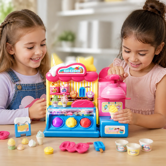 DIY Ice Cream Clay Maker Playset