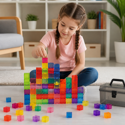 Montessori Cube Building Block Set for Kids