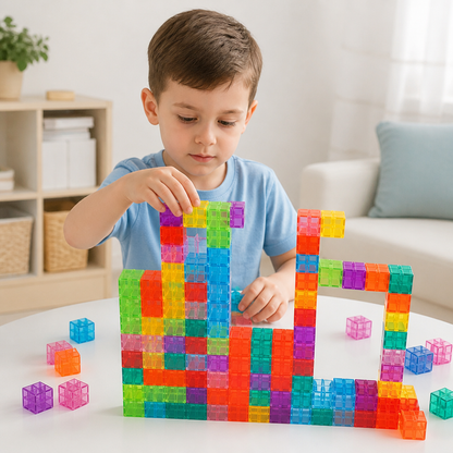 Montessori Cube Building Block Set for Kids