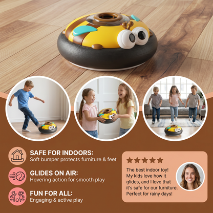 Cute Floating Air Soccer Ball with Soft Foam Bumper