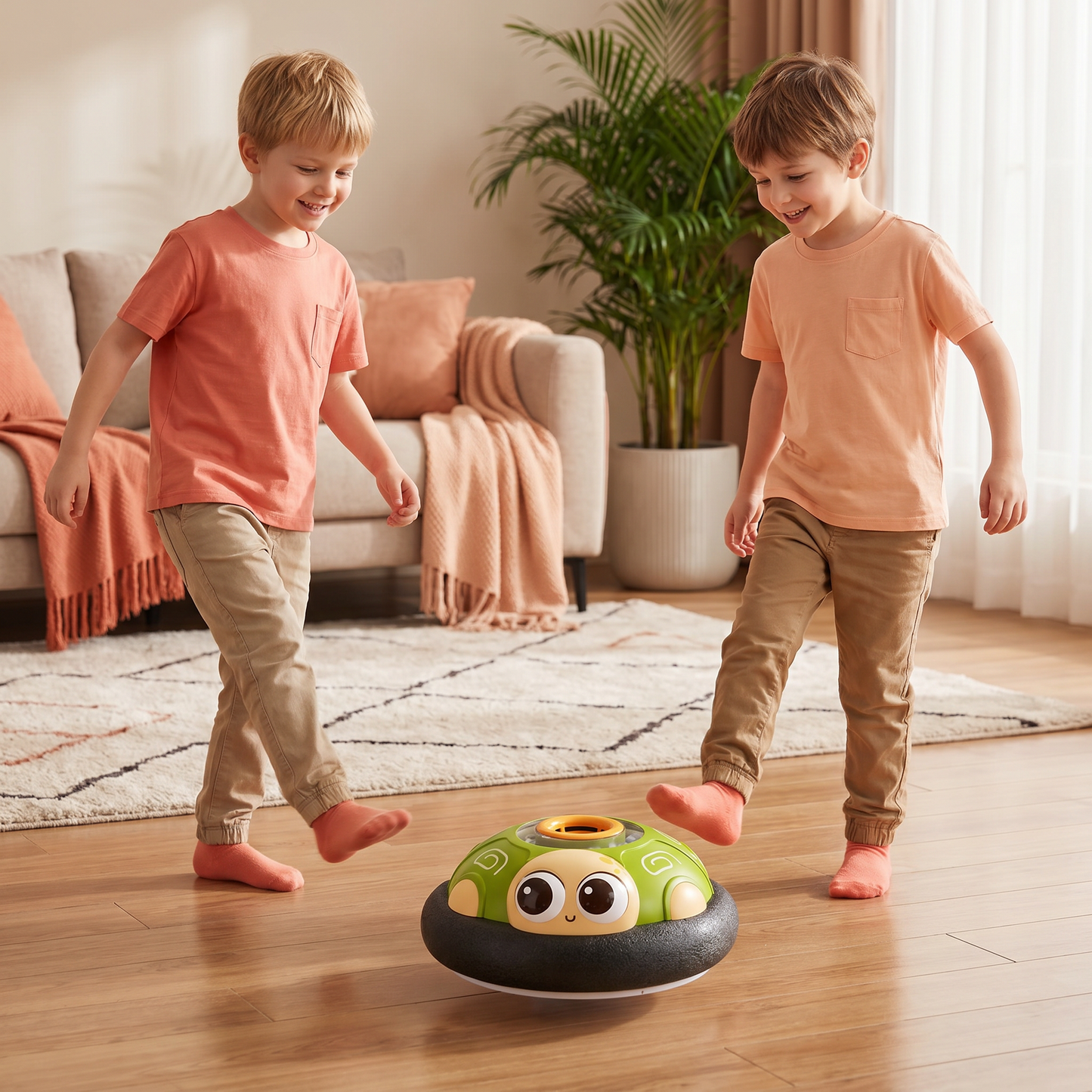 Cute Floating Air Soccer Ball with Soft Foam Bumper