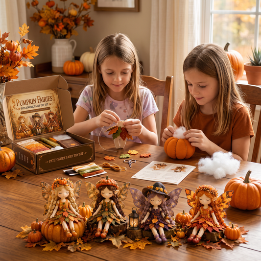 Fairy DIY Sewing Kit for Kids – Make Enchanting Fairy Dolls with Fabric, Accessories & Instructions