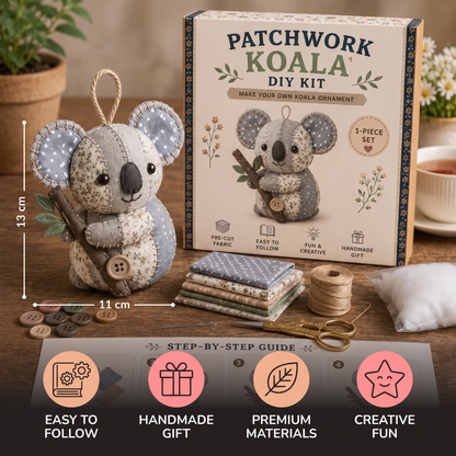 DIY Animal Sewing Kit – Handmade Fabric Ornament Craft Set