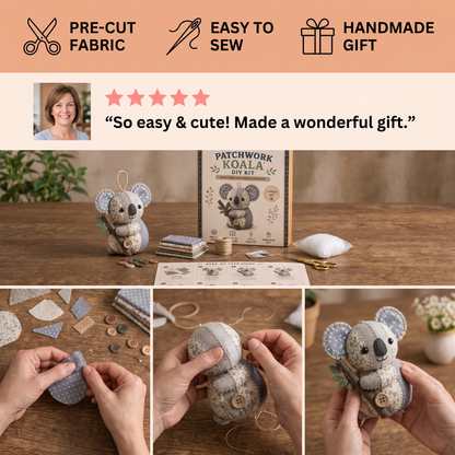 DIY Animal Sewing Kit – Handmade Fabric Ornament Craft Set
