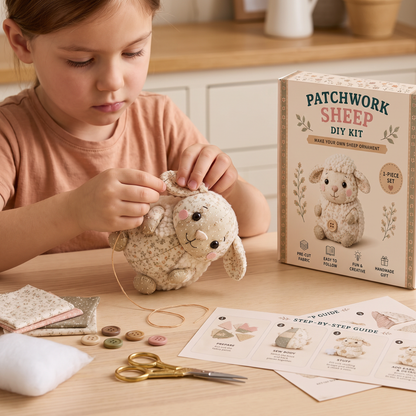 DIY Animal Sewing Kit – Handmade Fabric Ornament Craft Set