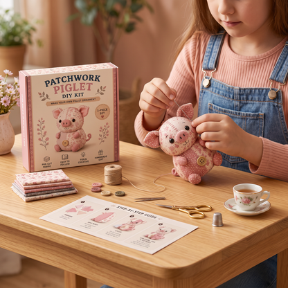 DIY Animal Sewing Kit – Handmade Fabric Ornament Craft Set