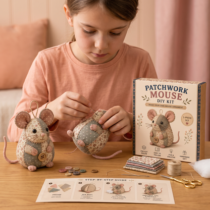 DIY Animal Sewing Kit – Handmade Fabric Ornament Craft Set