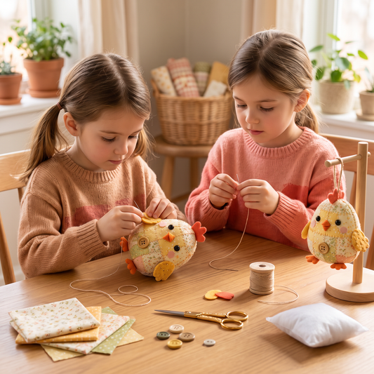 DIY Animal Sewing Kit – Handmade Fabric Ornament Craft Set