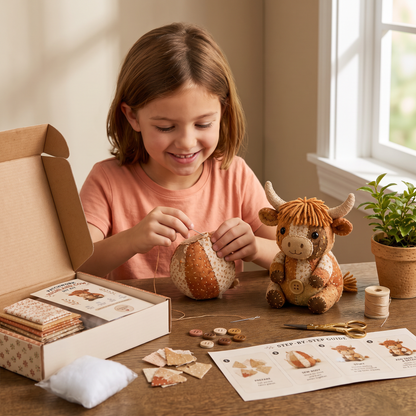 DIY Animal Sewing Kit – Handmade Fabric Ornament Craft Set