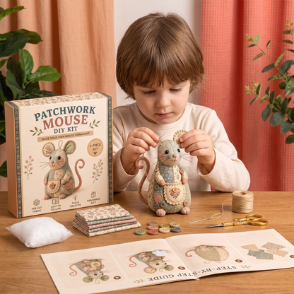 DIY Animal Sewing Kit – Handmade Fabric Ornament Craft Set