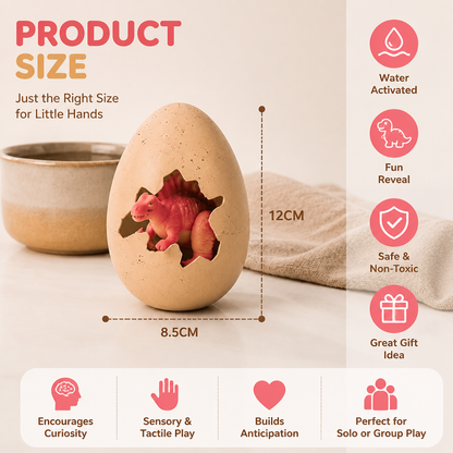 Educational Grow-in-Water Dinosaur Hatching Egg Toy for Kids