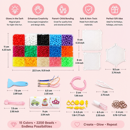 DIY Glow-in-the-Dark Water Bead Craft Kit