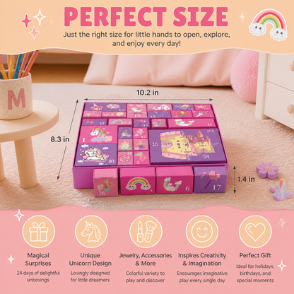 Unicorn & Princess Surprise Advent Calendar for Girls