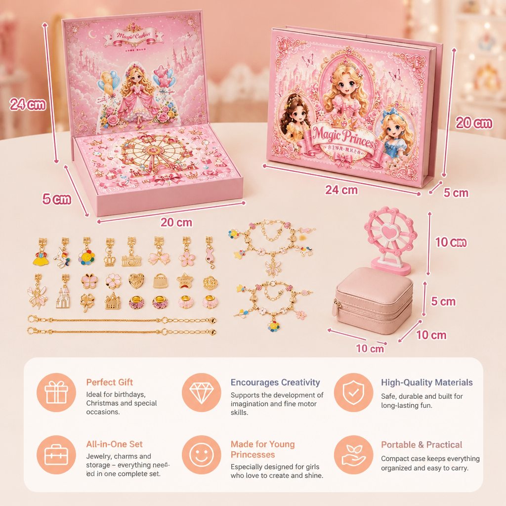 Princess DIY Jewelry & Bracelet Making Advent Calendar