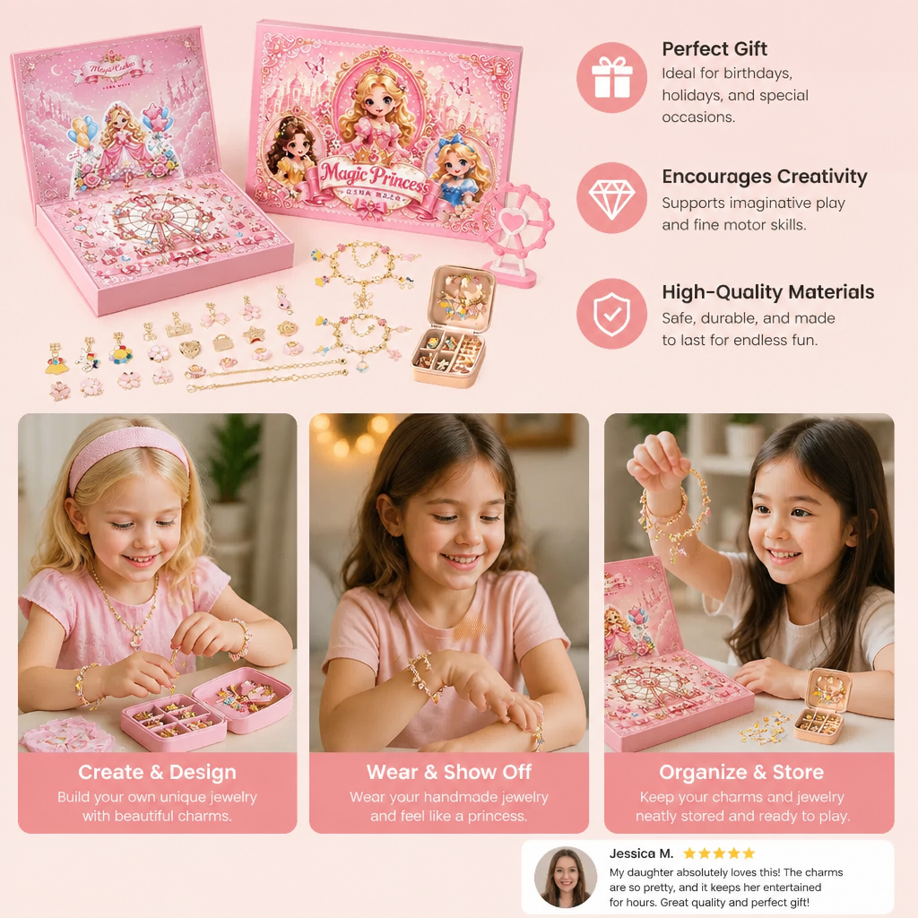 Princess DIY Jewelry & Bracelet Making Advent Calendar