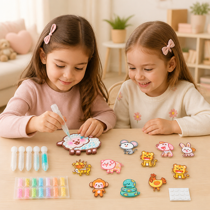 DIY Dot Bead Sticker Art Kit for Kids