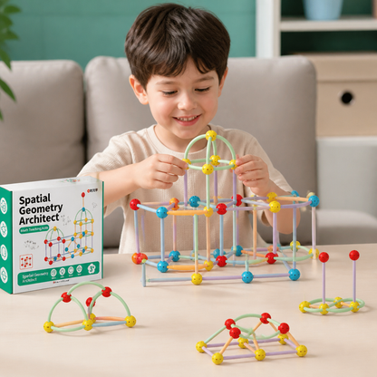 3D Geometry Building Kit – Educational Construction & Spatial Learning Toy