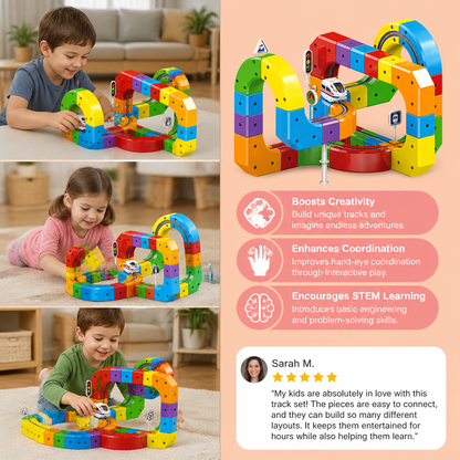 Magic rail cube track kids toy
