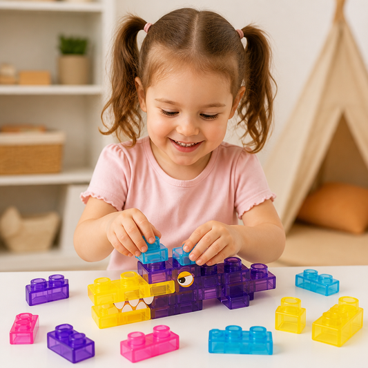 Magical Gummy Blocks, Soft Building Blocks for Children