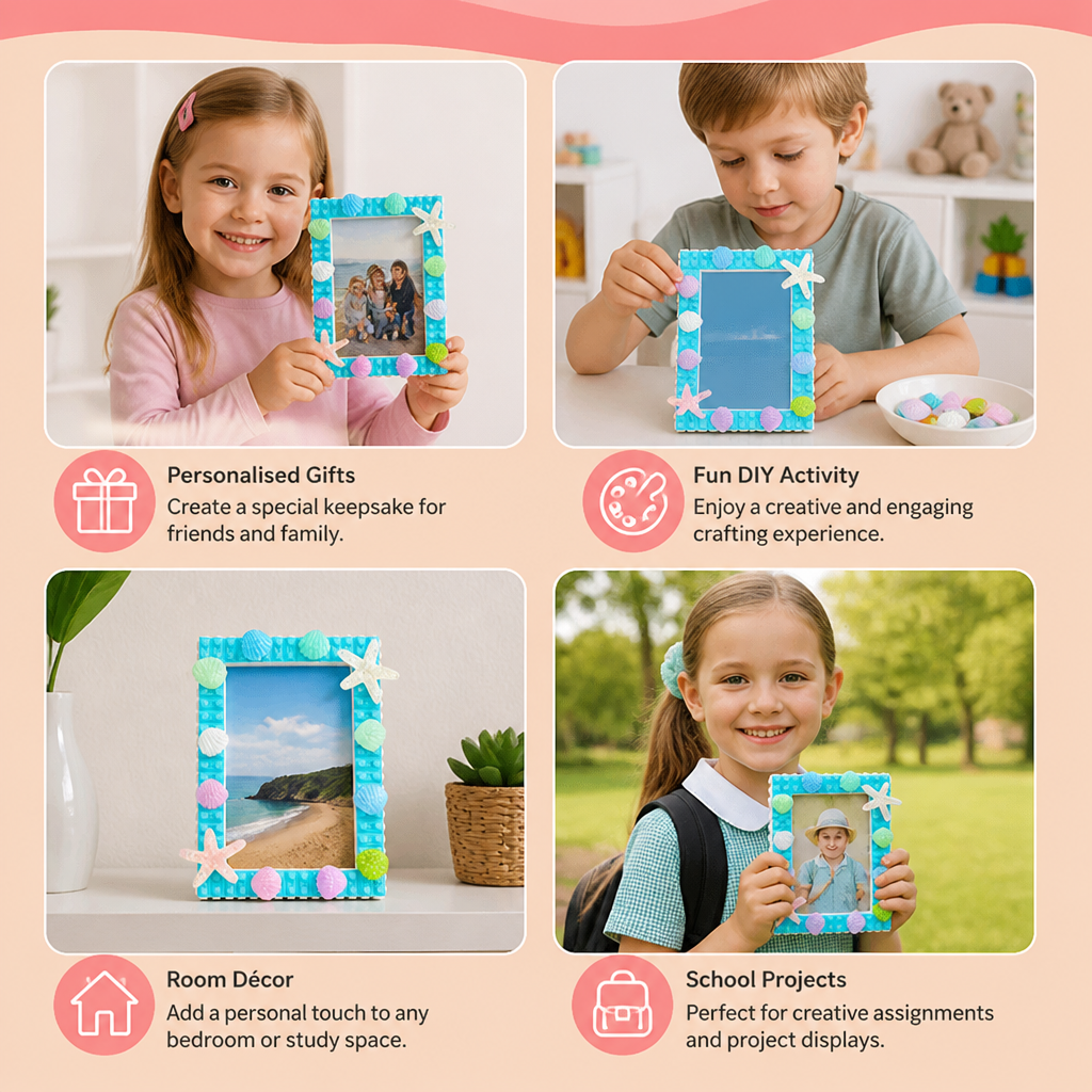 DIY Building Blocks Photo Frame Craft Kit