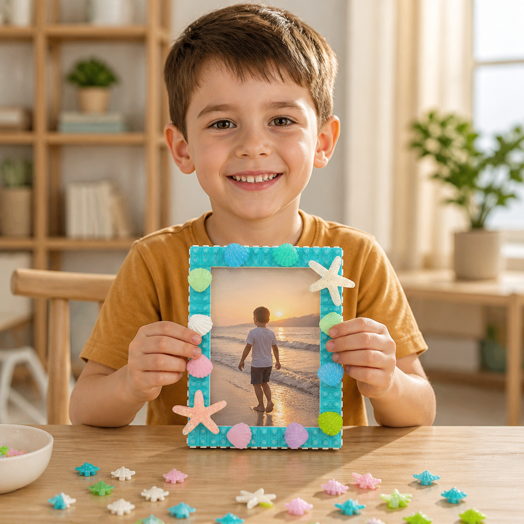 DIY Building Blocks Photo Frame Craft Kit