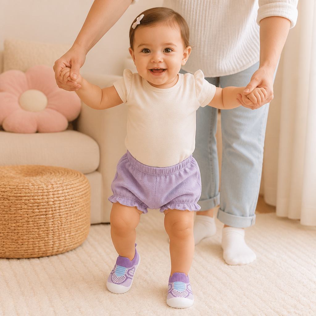 Soft Knit Anti-Slip Baby Sock Shoes for First Steps