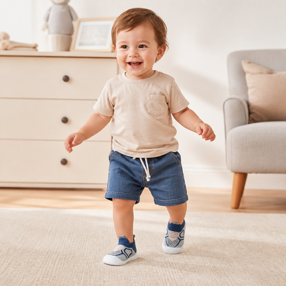 Soft Knit Anti-Slip Baby Sock Shoes for First Steps