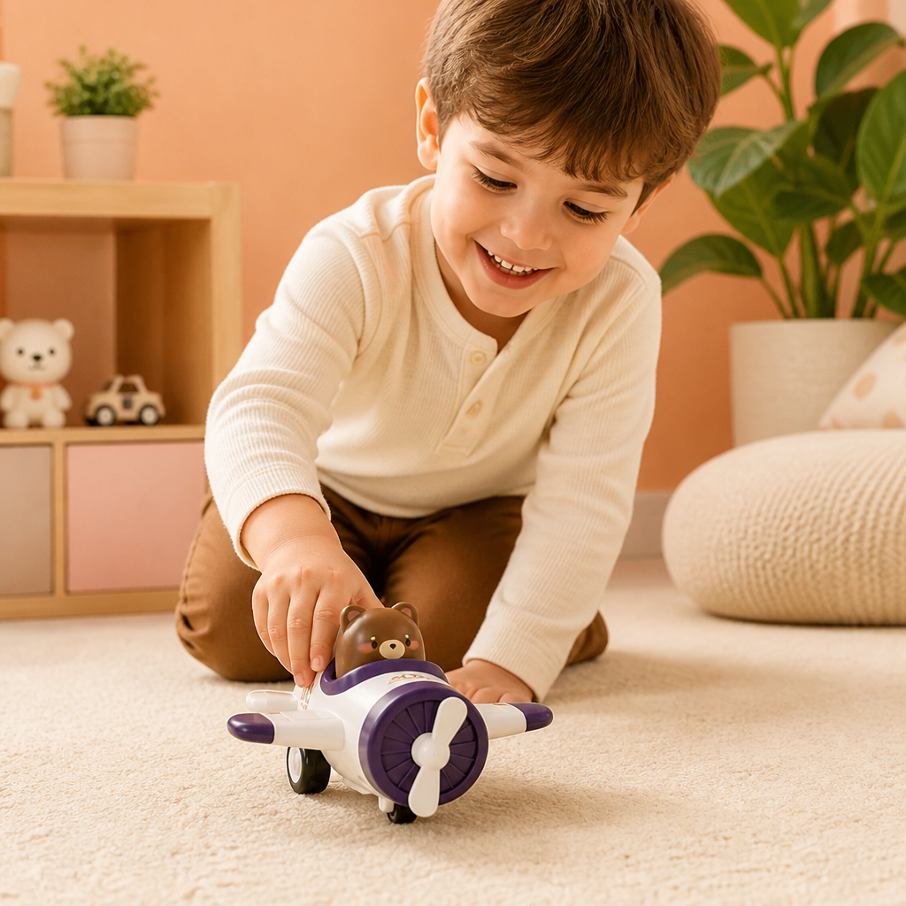 Press & Go Animal Airplane & Truck Toy for Kids