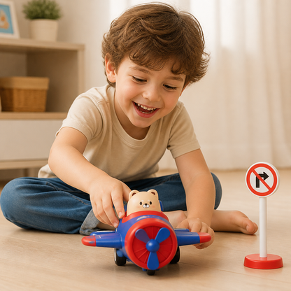 Press & Go Animal Airplane & Truck Toy for Kids