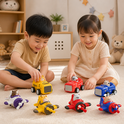 Press & Go Animal Airplane & Truck Toy for Kids