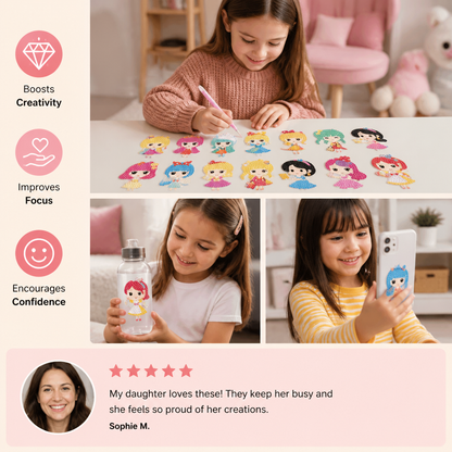 DIY Diamond Art Sticker Craft Kit for Kids