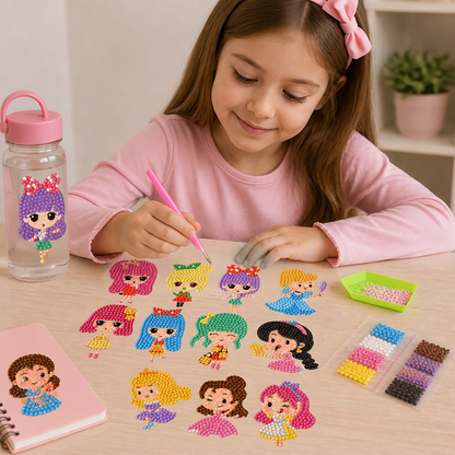 DIY Diamond Art Sticker Craft Kit for Kids