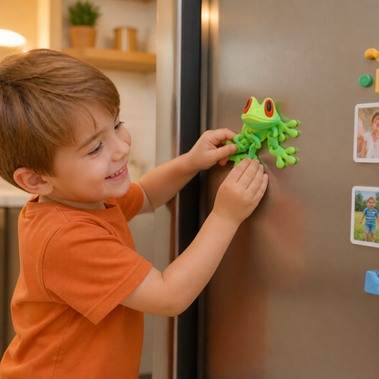 3D Printed Magnetic Flexible Frog Fidget Toy