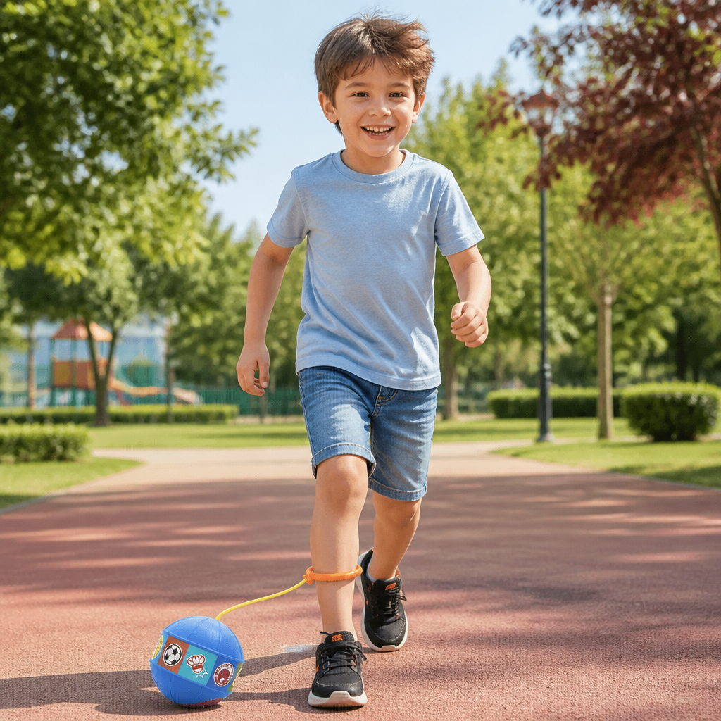 Interactive Skip Ball Ankle Swing Toy for Kids